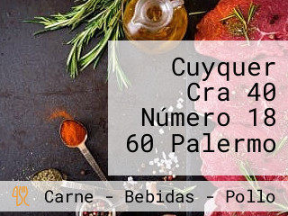 Cuyquer Cra 40 Número 18 60 Palermo