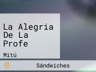 La Alegria De La Profe