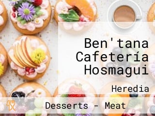 Ben'tana Cafetería Hosmagui