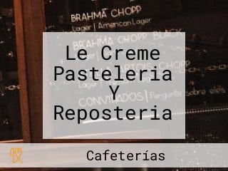 Le Creme Pasteleria Y Reposteria