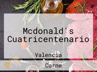 Mcdonald's Cuatricentenario