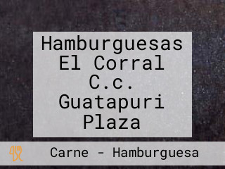 Hamburguesas El Corral C.c. Guatapuri Plaza