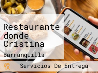 Restaurante donde Cristina