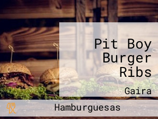 Pit Boy Burger Ribs