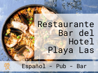 Restaurante Bar del Hotel Playa Las Marias Cabanas y Camping