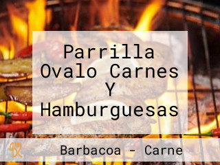 Parrilla Ovalo Carnes Y Hamburguesas