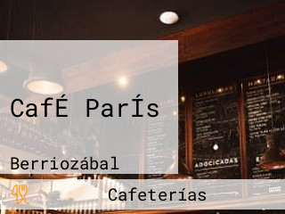 CafÉ ParÍs