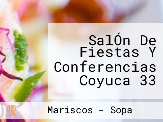 SalÓn De Fiestas Y Conferencias Coyuca 33