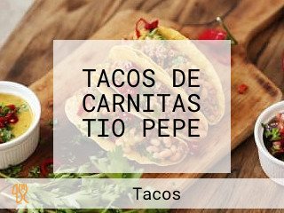 TACOS DE CARNITAS TIO PEPE