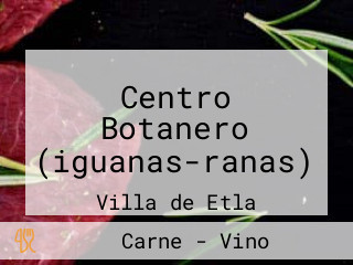 Centro Botanero (iguanas-ranas)