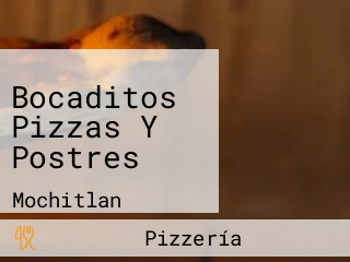 Bocaditos Pizzas Y Postres