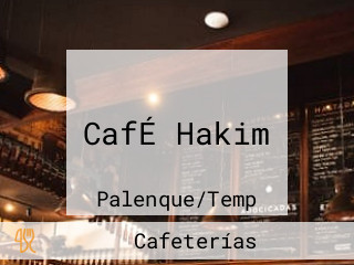 CafÉ Hakim