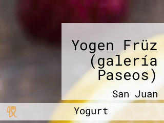 Yogen Früz (galería Paseos)