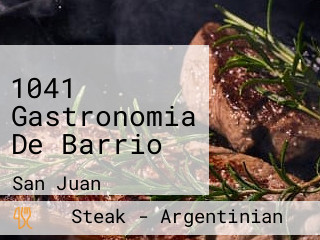 1041 Gastronomia De Barrio