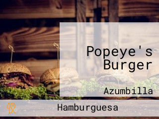 Popeye's Burger