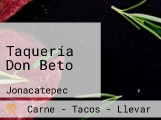 Taquería Don Beto