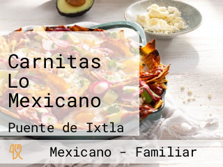 Carnitas Lo Mexicano