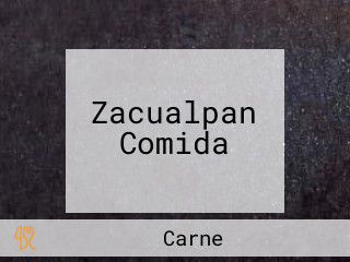 Zacualpan Comida