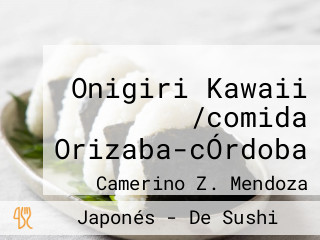 Onigiri Kawaii /comida Orizaba-cÓrdoba