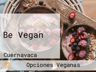 Be Vegan