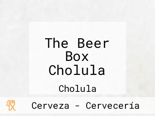 The Beer Box Cholula