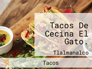 Tacos De Cecina El Gato.