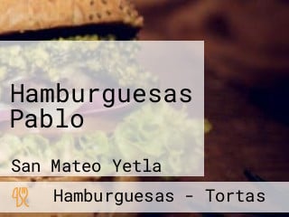 Hamburguesas Pablo