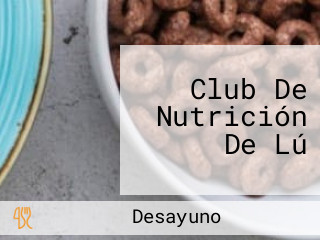 Club De Nutrición De Lú