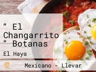 “ El Changarrito “ Botanas