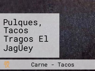 Pulques, Tacos Tragos El JagÜey