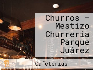 Churros — Mestizo Churrería Parque Juárez