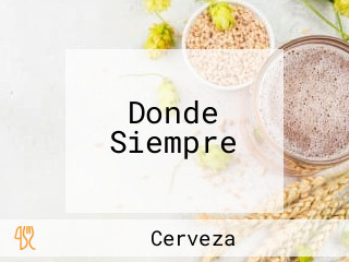 Donde Siempre