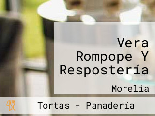 Vera Rompope Y Respostería