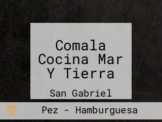 Comala Cocina Mar Y Tierra