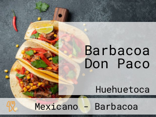 Barbacoa Don Paco