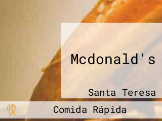 Mcdonald's