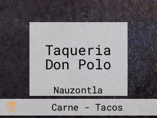 Taqueria Don Polo