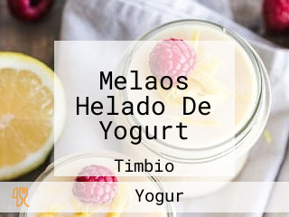 Melaos Helado De Yogurt