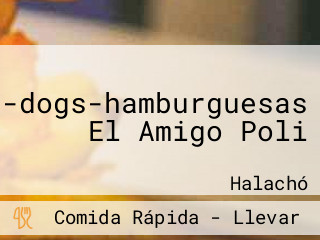 Hot-dogs-hamburguesas El Amigo Poli