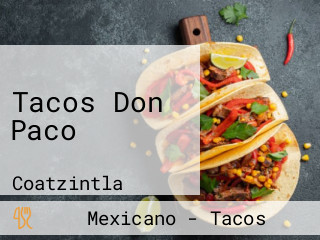 Tacos Don Paco