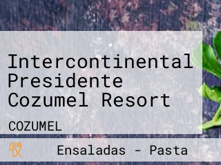 Intercontinental Presidente Cozumel Resort