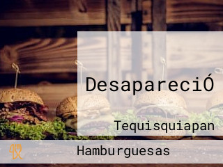 DesapareciÓ