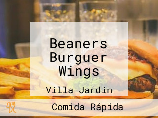 Beaners Burguer Wings