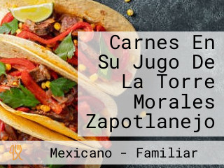 Carnes En Su Jugo De La Torre Morales Zapotlanejo