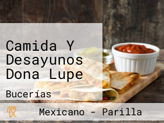 Camida Y Desayunos Dona Lupe