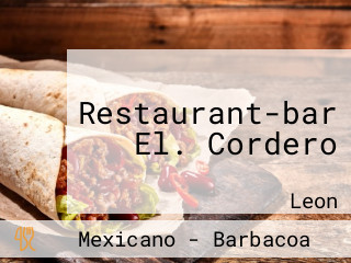 Restaurant-bar El. Cordero