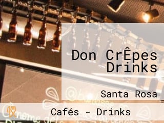 Don CrÊpes Drinks