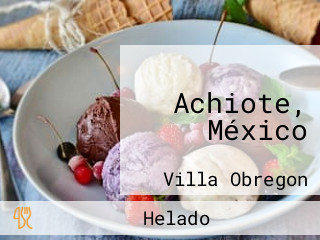 Achiote, México