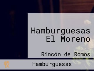 Hamburguesas El Moreno