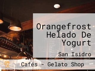 Orangefrost Helado De Yogurt